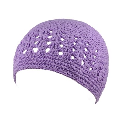Lavender Crochet Beanie