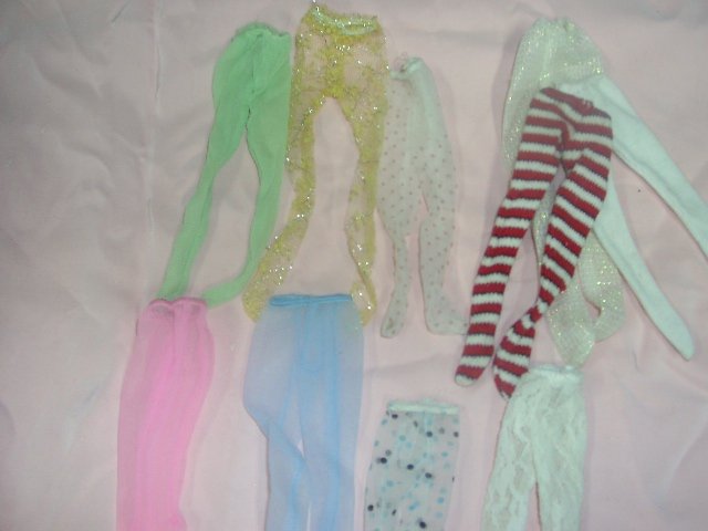 Vintage Barbie Hosiery,Towels & Aprons Lot