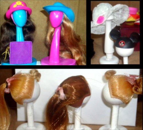 Vintage Barbie Accessories Wigs Purses Hats