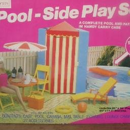 Vintage Sears Pool-Side Play Set for Barbie