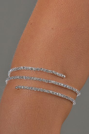 Wrap-Around Rhinestone Arm Band