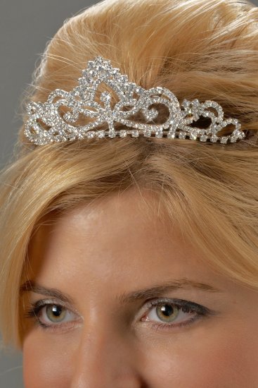 Princess Style Rhinestone Tiara Comb
