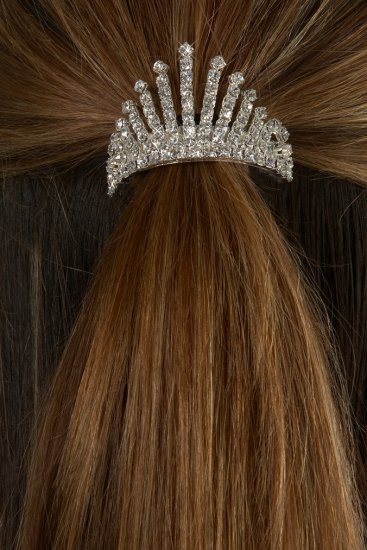 Royal Ice Rhinestone Ponytail Holder