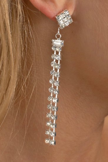 2-Row Straight Earrings