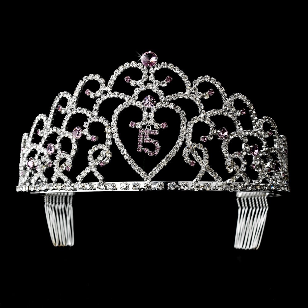 Light Amethyst Quinceanera, Mis Quince Anos, Sweet 15 Tiara