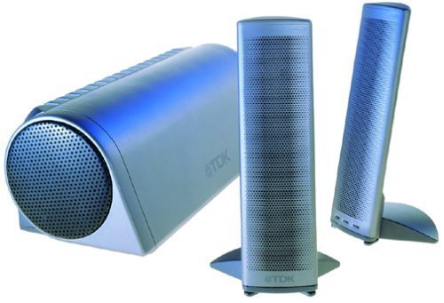 TDK Tremor S80 3-Piece Stereo Speakers - Need Repair