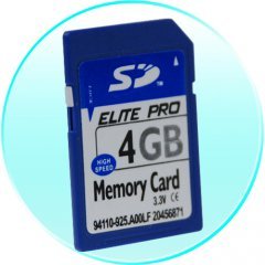 4GB SD Memory Card - 5 pcs/lot