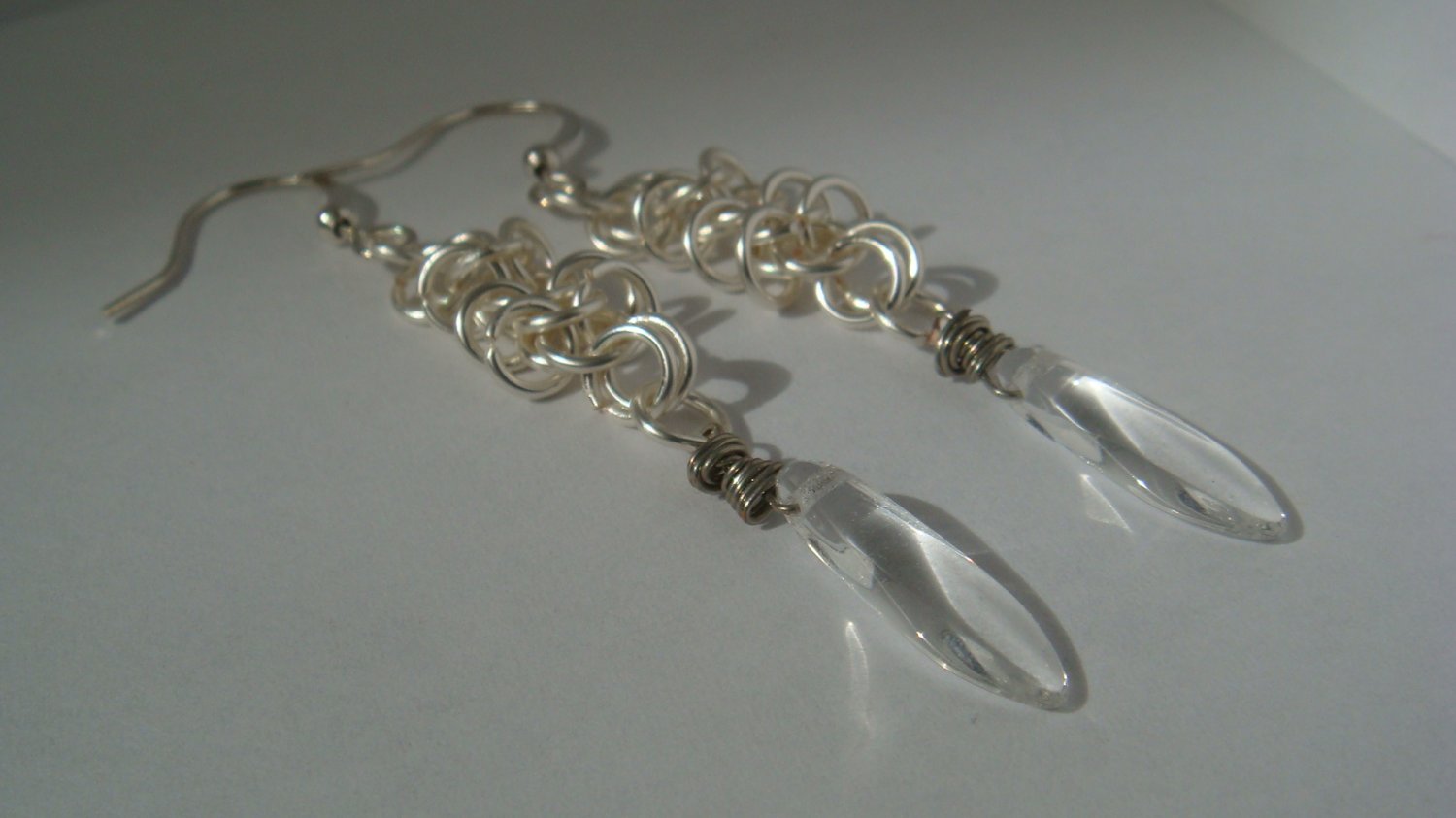 Silver Dagger Earrings