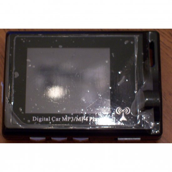 Atom MP3-MP4 Player 2GB with FM Radio and Transmitter - Black