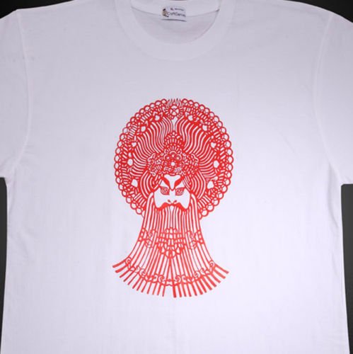 Opera Facial Makeup T Shirt Design for Men - New (Men's Medium)