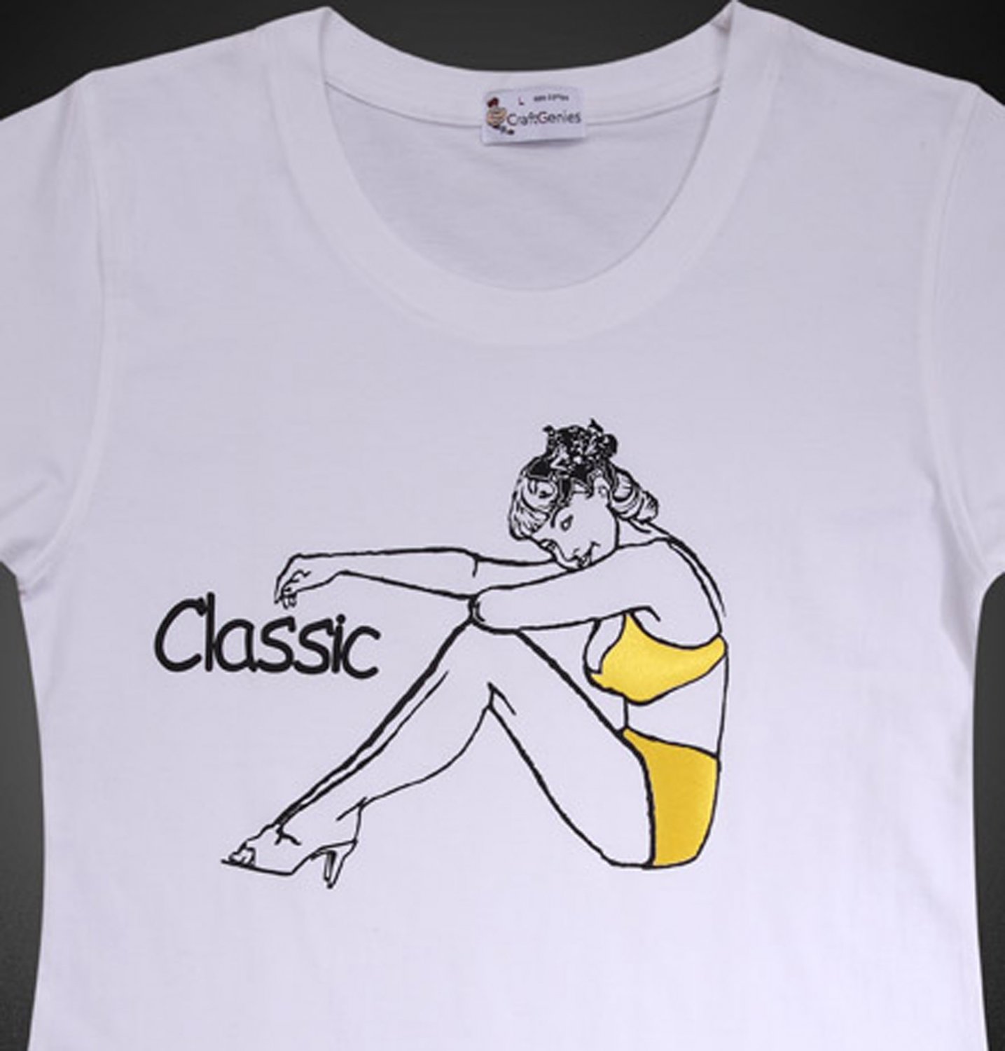 Classic Girl T Shirt - Ladies T Shirt for Women, New (Women's XL)
