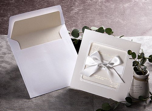 Timeless Luxury Wedding Invitation with RSVP