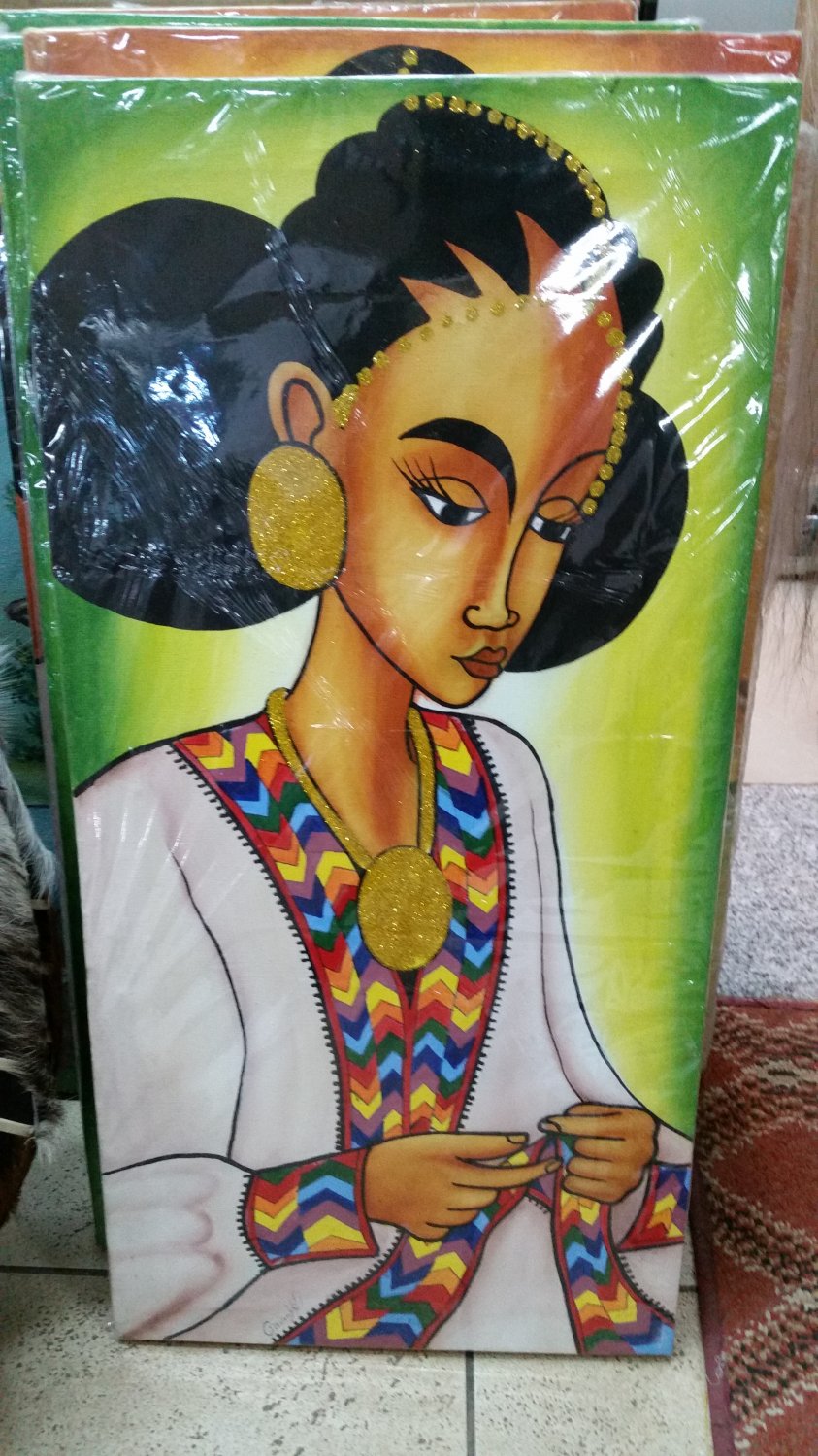 Ethiopian,Eritrean Habeshan, African Drawings and Arts Free shipping world wide 2