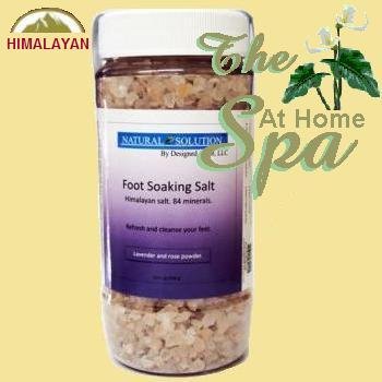 Himalayan Foot Soaking Salt In Bottle