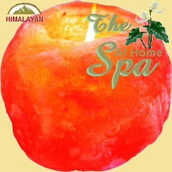 Himalayan Salt Candle Holder - Medium