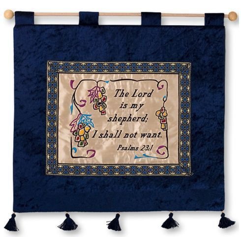 Scripture wall hanging hand made - Psalms 23:1