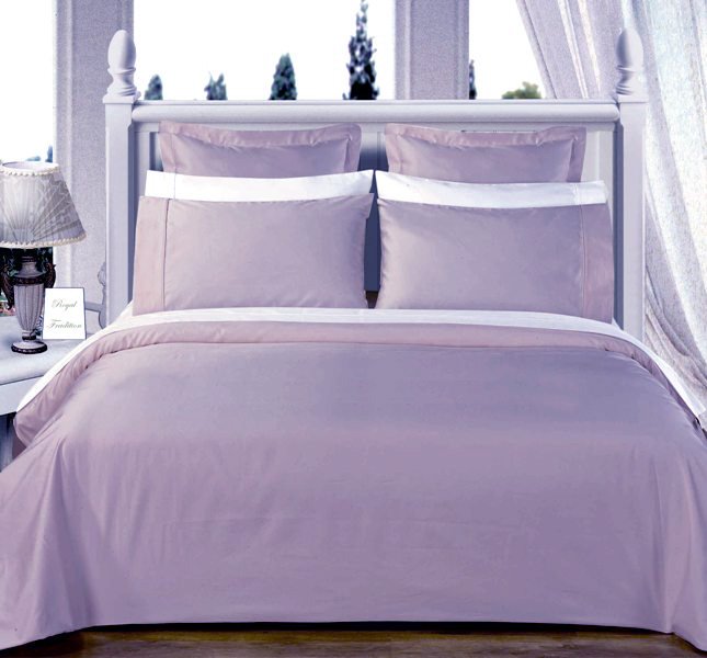 Light-Blue Solid Down Alternative 4-pc Comforter Set,100% Egyptian cotton, 550 Thread count