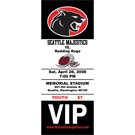 VIP Adult Ticket: Seattle Majestics vs. Redding Rage (04/26/08)