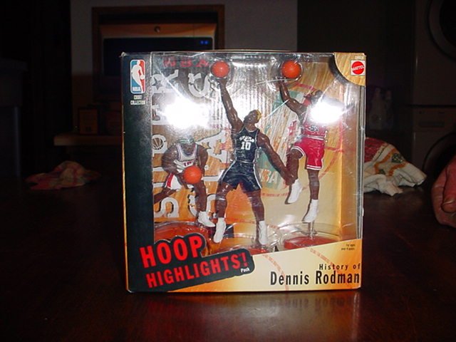Mattel Hoop Highlights Pack History of Dennis Rodman