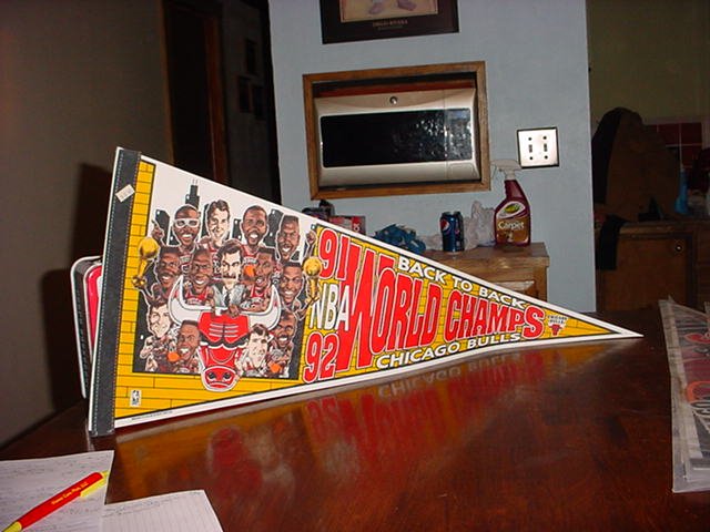 Back 2 Back Bulls Championship Pennent