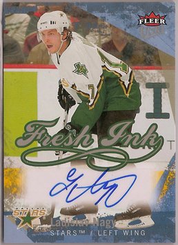 Ladislav Nagy 2007-08 Ultra Fresh Ink #FILN AUTO