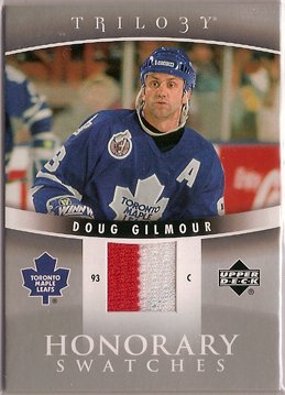 Doug Gilmour 2006-07 Upper Deck Trilogy Honorary Swatches #HSDG JSY