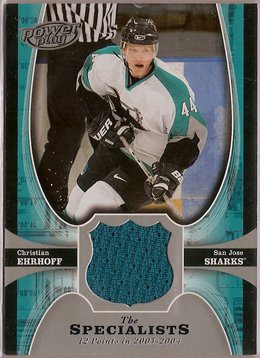 Christian Ehrhoff 2005-06 UD Powerplay Specialists #TSCE JSY
