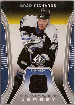 Brad Richards 2006-07 SP Game Used Authentic Fabrics #AFBR JSY