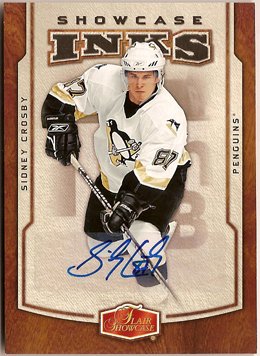 Sidney Crosby 2006-07 Flair Showcase Inks #ISC AUTO SP