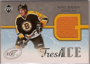 Patrice Bergeron 2005-06 UD Ice Fresh Ice #FIPB JSY