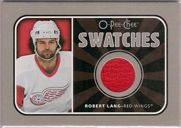 Robert Lang 2006-07 O-Pee-Chee Swatches #SRL JSY
