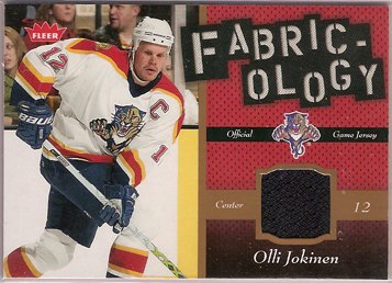 Olli Jokinen 2006-07 Fleer Fabricology #FOJ JSY