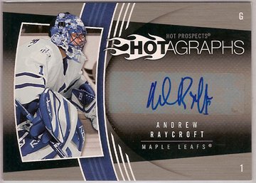 Andrew Raycroft 2006-07 Hot Prospects Hotagraphs #HAR AUTO