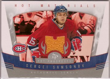 Sergei Samsonov 2006-07 Hot Prospects Hot Materials #HMSS JSY