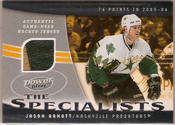 Jason Arnott 2006-07 UD Powerplay Specialists #SJA JSY