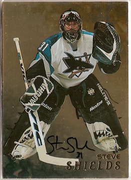 Steve Shields 1998-99 Be A Player Autographs Gold #269 AUTO
