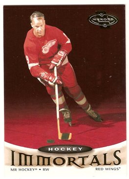 Gordie Howe 2000-01 UD Heroes Hockey Immortals #125