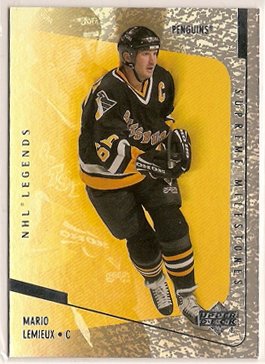 Mario Lemieux 2000-01 UD Legends Supreme Milestones #SM11