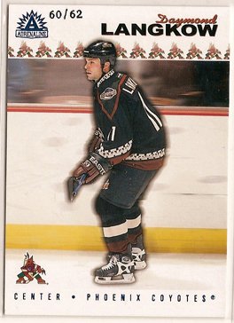 Daymond Langkow 2001-02 Pacific Adrenaline Blue #149 60/62 SN