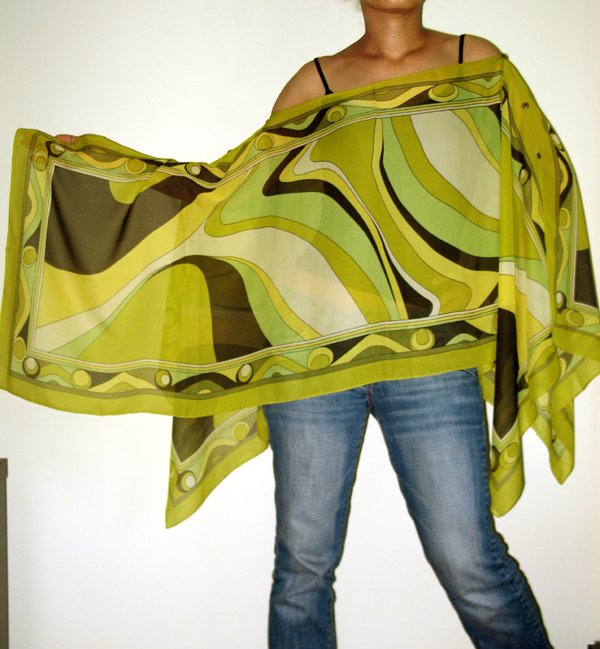 Gypsy Scarf Caftan Wing Casual Beachcover or Poncho Top