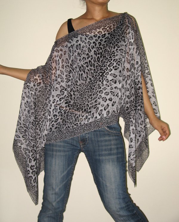 Gypsy Scarf Caftan Wing Casual Beachcover or Poncho Top