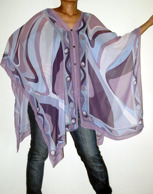 Gypsy Scarf Caftan Wing Casual Beachcover or Poncho Top