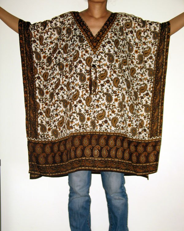 Gypsy Scarf Caftan Wing Casual Poncho Top or Dress