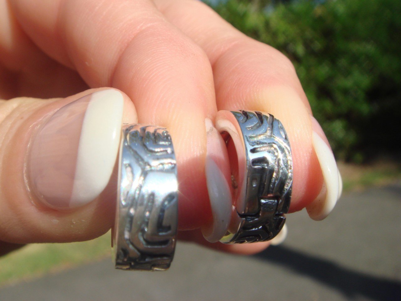 Bali Style Earrings .5" .925 Sterling Silver