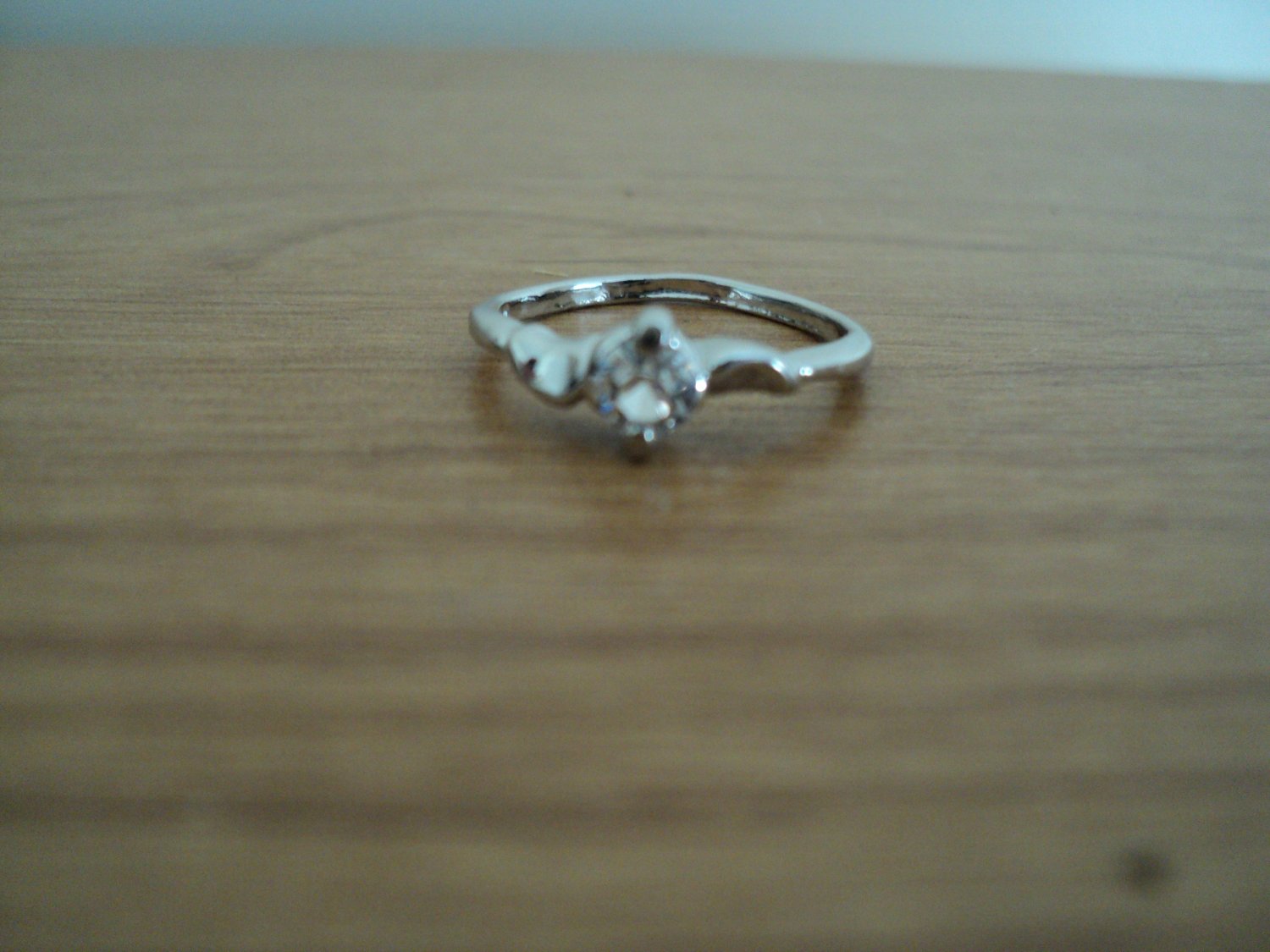 silver plated CZ rings