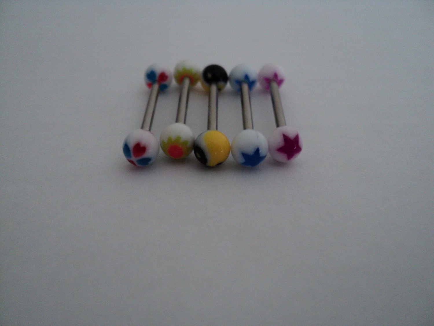 5pc tongue ring 14g