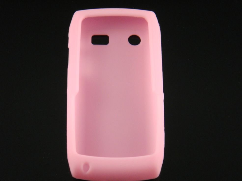 Soft Silicone Skin Cover Case for Blackberry Pearl 9100 - Pink