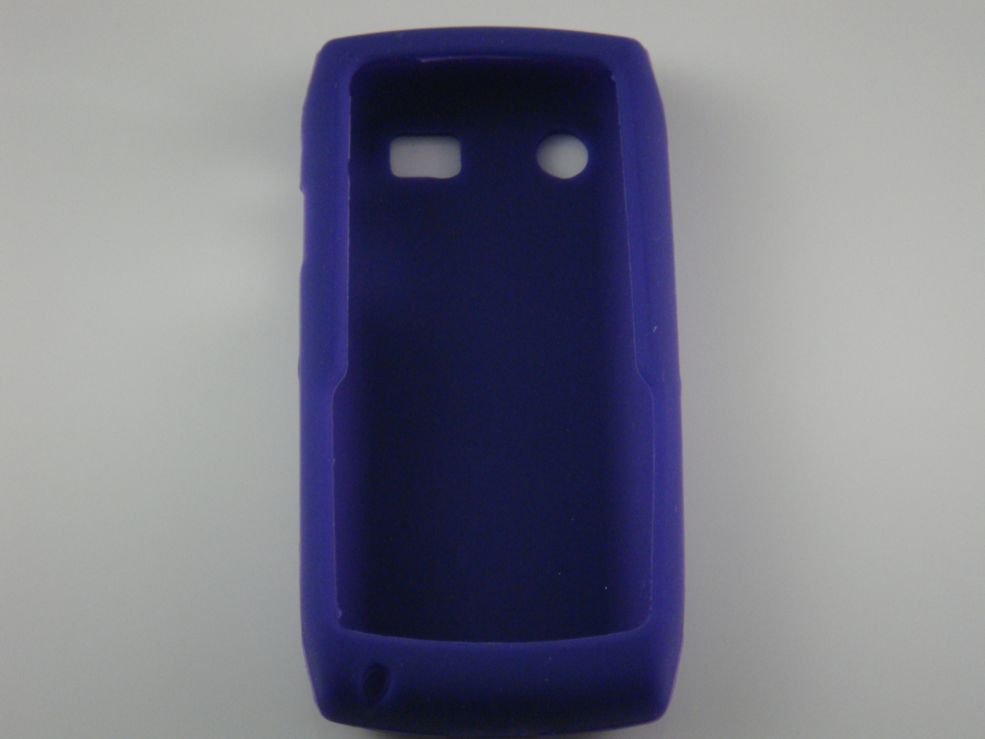 Soft Silicone Skin Cover Case for Blackberry Pearl 9100 - Purple