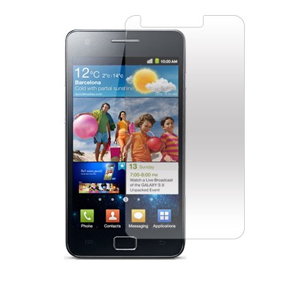 3-Pack Clear Screen Protectors for Samsung Galaxy S II Epic 4G Touch