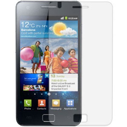 3-Pack Clear Screen Protectors for Samsung Galaxy S II i9100